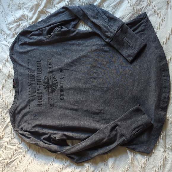 SOLD Ventura Harley Davidson Long Sleeve Tee - Picture 2 of 9